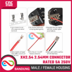 XH2.54 Connector Straight Pin Socket 2P 3P 4P 5P 6P 7P 2.54mm Male Female Housing Header PCB 5A 250V - Gambar 7