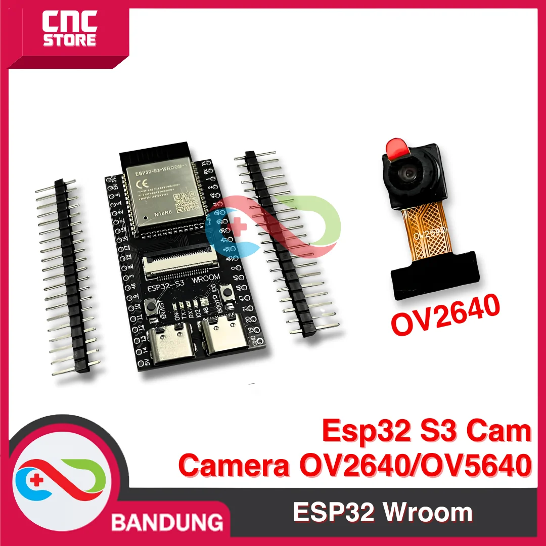 Modul ESP32-S3 WROOM N16R8 CAM OV2640/OV5640 Camera Development Board - with OV2640