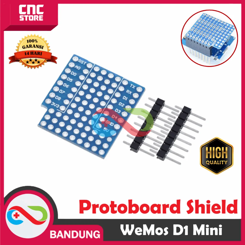 WEMOS D1 MINI PROTOTYPING PROTOBOARD SHIELD