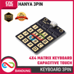 4x4 Matrix Keyboard Keypad Capacitive Touch Key Switch Module – AD Type Compatible untuk Arduino & DIY Elektronik
