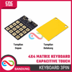 4x4 Matrix Keyboard Keypad Capacitive Touch Key Switch Module – AD Type Compatible untuk Arduino & DIY Elektronik - Gambar 3