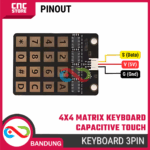 4x4 Matrix Keyboard Keypad Capacitive Touch Key Switch Module – AD Type Compatible untuk Arduino & DIY Elektronik - Gambar 4