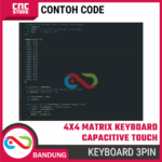 4x4 Matrix Keyboard Keypad Capacitive Touch Key Switch Module – AD Type Compatible untuk Arduino & DIY Elektronik - Gambar 6