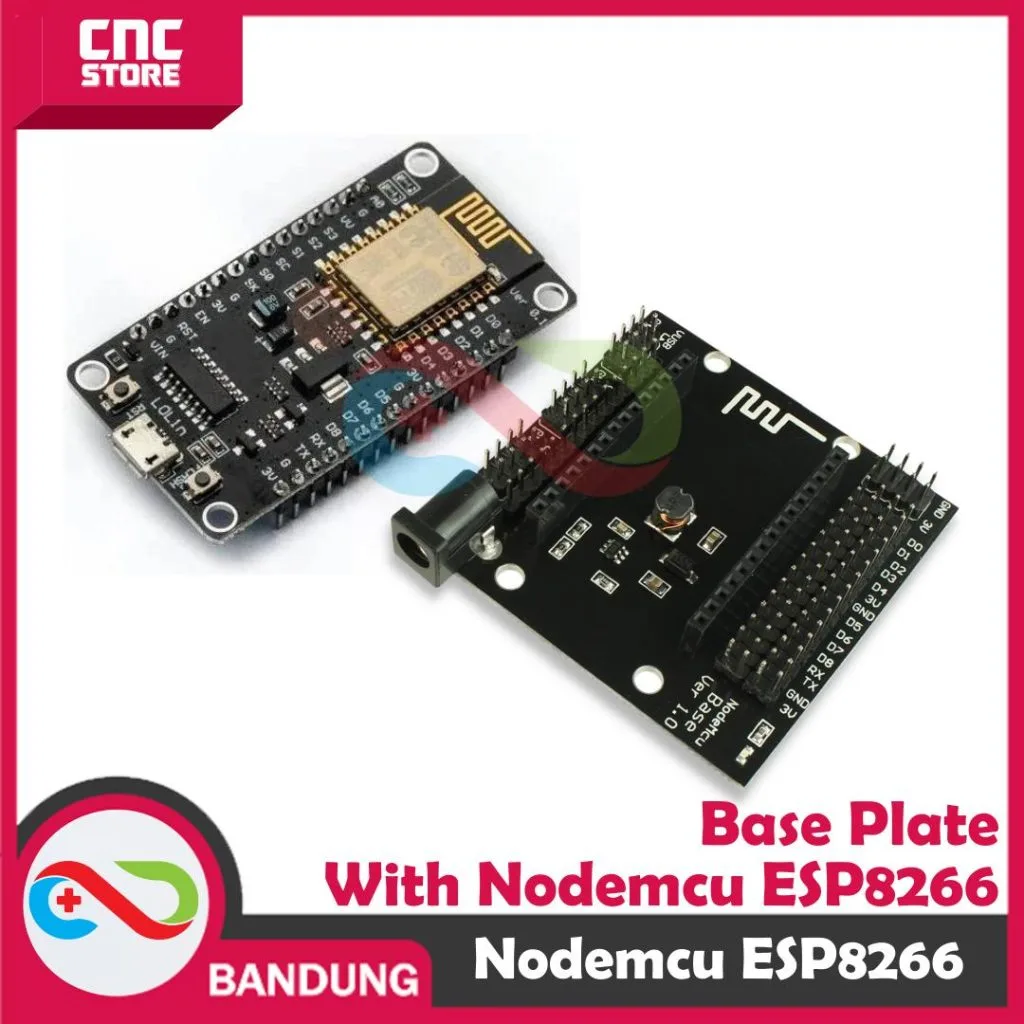 NODEMCU ESP8266 LUA WIFI V3 4MB 32MBITS CH340 WITH BASE PLATE