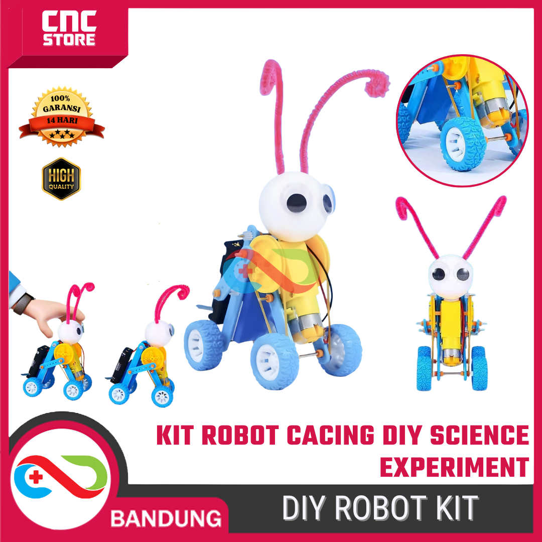 5704-kit-0159.png Mainan Edukasi Robot Cacing DIY STEM Science Kit Anak / KIT Worm Robot Science Experiment Kit - Gambar 1