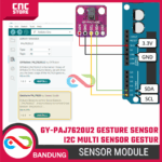 GY-PAJ7620U2 Sensor Gestur Module – I2C Multiple Gesture Detection - Gambar 4