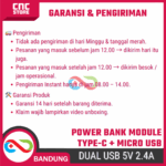 Module Power Bank Type-C Micro USB– Dual USB 5V 2.4A Lithium Battery Power Board - Gambar 9