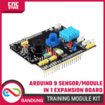 UNO Shield 9-in-1 Sensor  Multifunctional Expansion Board DHT11 Temperature and Humidity  for Arduino UNO R3 Expansion - Gambar 6