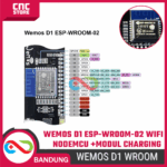 WeMos D1 ESP-Wroom-02 WiFi Nodemcu + Module 18650 Charging Battery - Gambar 5