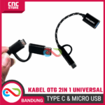 Kabel OTG 2in1 Universal Type C Micro USB - Adapter Flashdisk Mouse Keyboard - Gambar 5