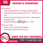 Kabel OTG 2in1 Universal Type C Micro USB - Adapter Flashdisk Mouse Keyboard - Gambar 6