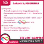 OTG 2 in 1 Micro USB & Type-C Fast Transfer Adapter – OTG Converter untuk Flashdisk, Mouse & Keyboard - Gambar 6