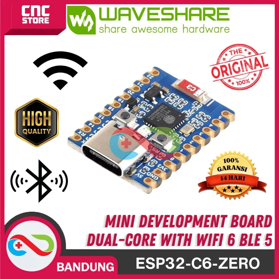 ESP32-C6 Mini Development Board Dual-Core with WiFi 6 BLE 5 Support