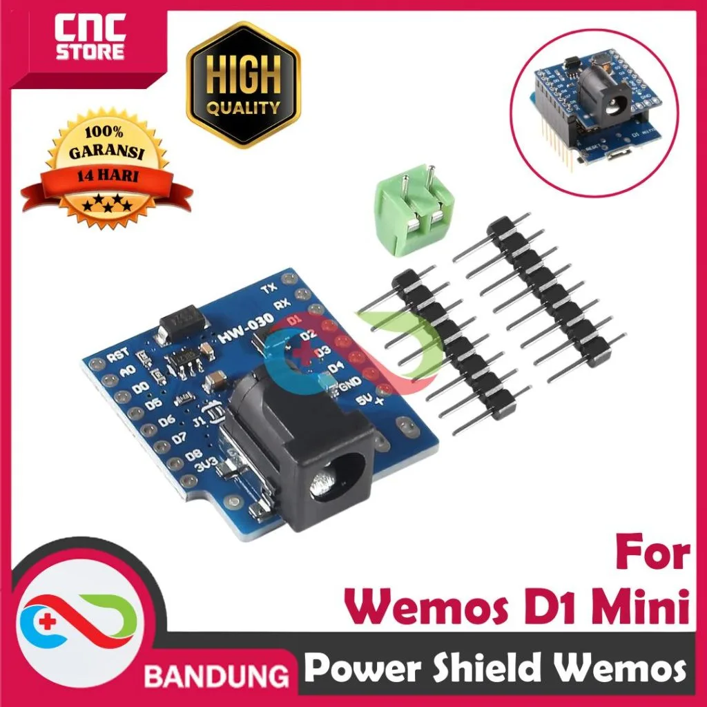 DC Power Shield WEMOS DC Power Shield untuk WEMOS D1 MINI