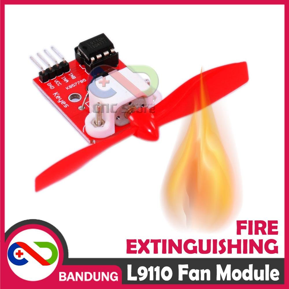 L9110 FAN MODULE XD67 FOR FIRE EXTINGUISHING ROBOT KIPAS PEMADAM API ARDUINO FLAME