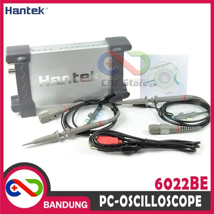 HANTEK 6022BE DIGITAL OSCILLOSCOPE OSILOSKOP 20MHZ 2 CHANNEL PORTABLE USB PC