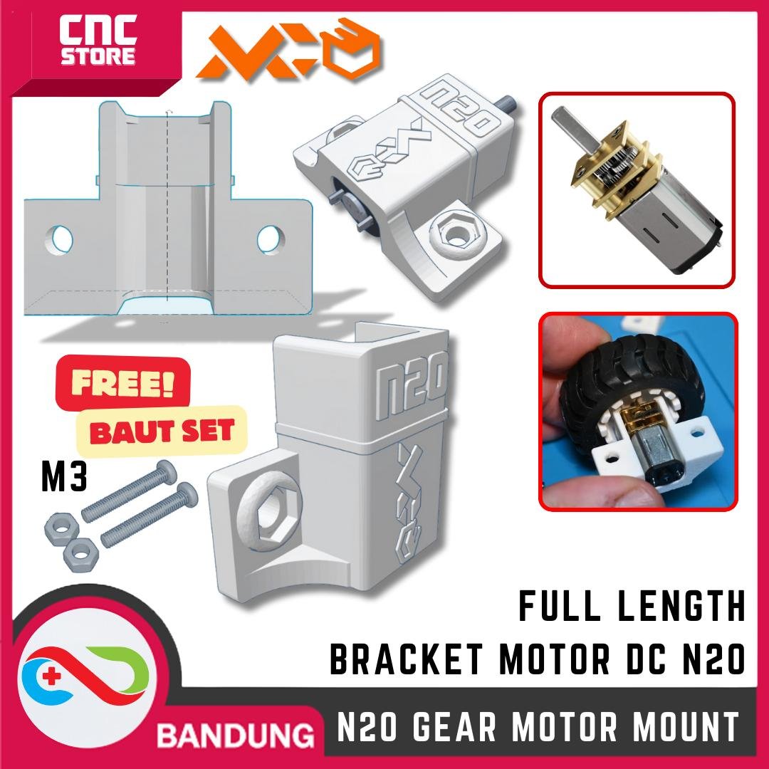 BRACKET DUDUKAN DC MOTOR GA12-N20 N20