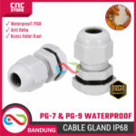 Cable Gland MINTOKU PG-7 PG7 & PG-9 PG9 – Gland Kabel Waterproof IP68 untuk Panel Box Electrical Outdoor
