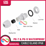 Cable Gland MINTOKU PG-7 PG7 & PG-9 PG9 – Gland Kabel Waterproof IP68 untuk Panel Box Electrical Outdoor - Gambar 2