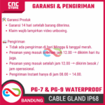 Cable Gland MINTOKU PG-7 PG7 & PG-9 PG9 – Gland Kabel Waterproof IP68 untuk Panel Box Electrical Outdoor - Gambar 6