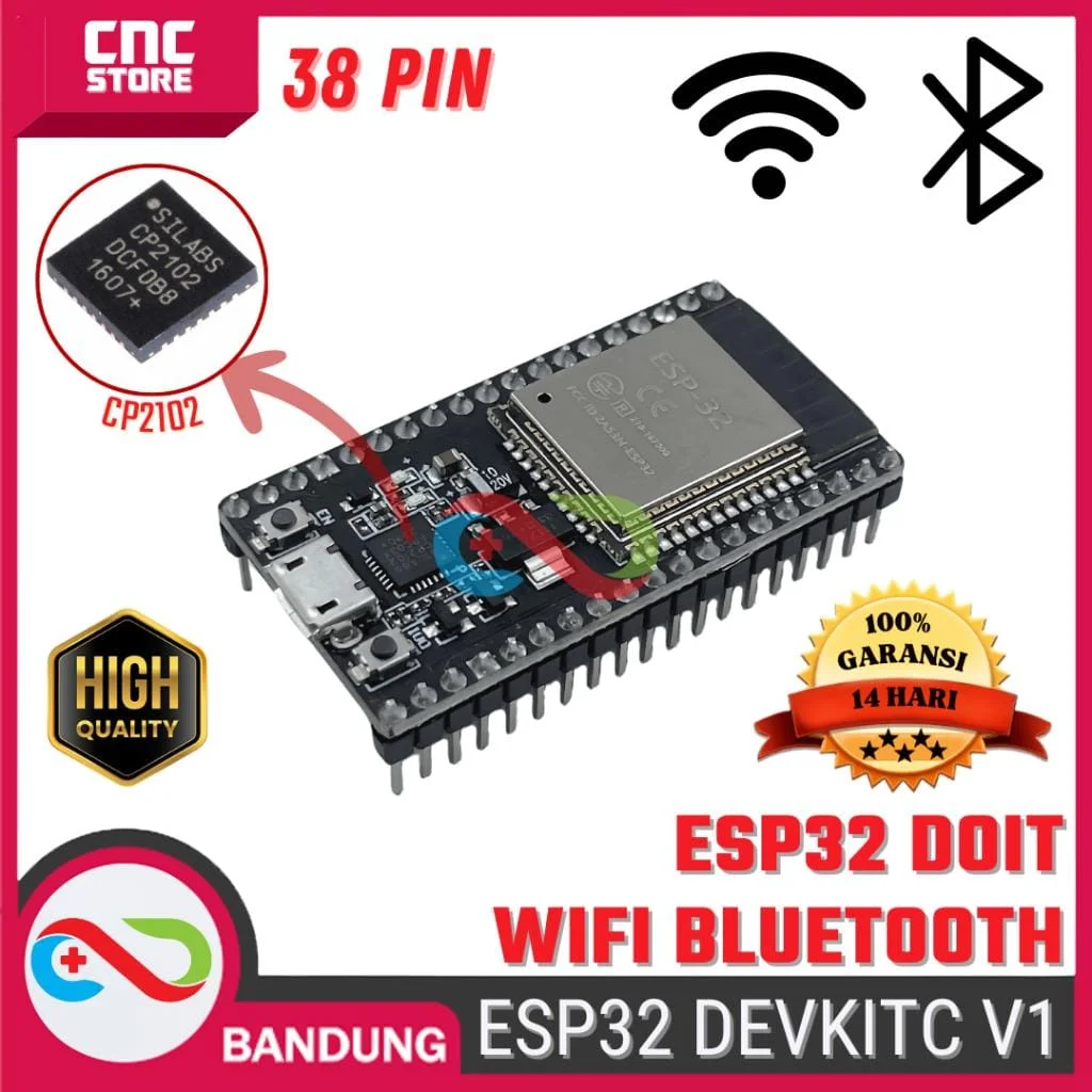 ESP32 ESP-32 DOIT WIFI BLUETOOTH IOT ESP-32S DEVELOPMENT BOARD 38 PIN