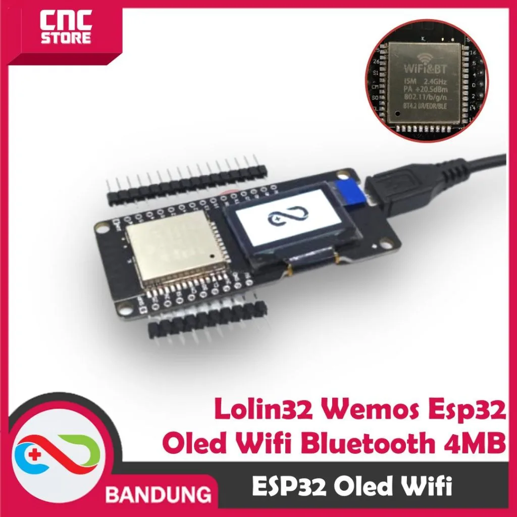 LOLIN32 WEMOS ESP32 OLED WIFI BLUETOOTH 4MB DEVELOPMENT BOARD ESP-32