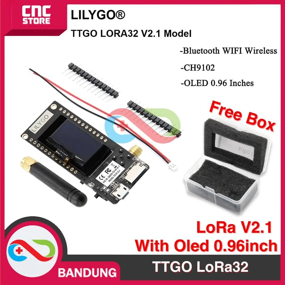 LILYGO TTGO LoRa32 LoRa V2.1 915MHz 433MHz ESP32 OLED 0.96 WIFI BLE-433mhz