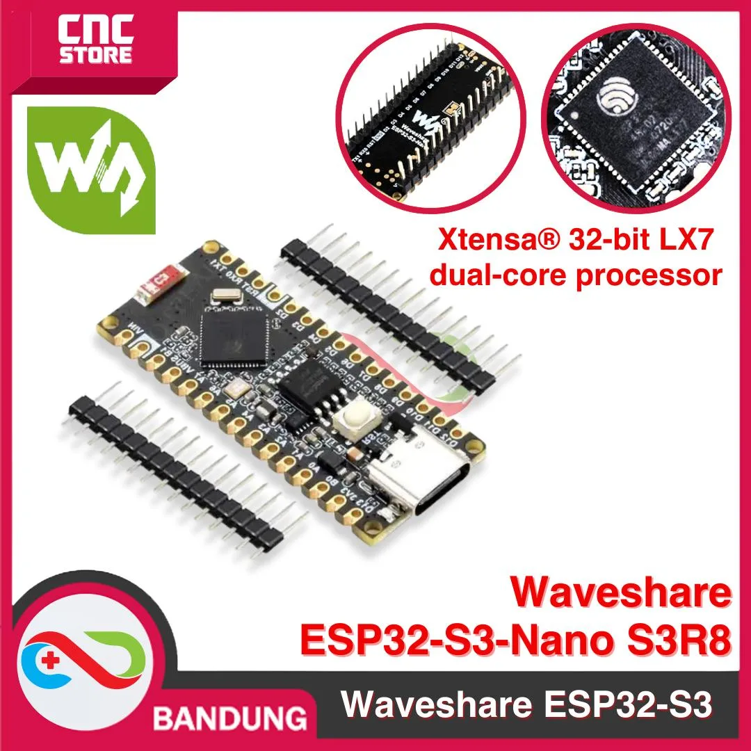 WAVESHARE ESP32-S3-NANO BOARD ESP32-S3R8 COMPATIBLE ARDUINO NANO ESP32