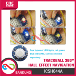ICSH044A Breakout Board – Trackball Sensor Hall Effect 360° Navigation Module - Gambar 6