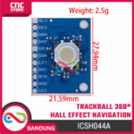 ICSH044A Breakout Board – Trackball Sensor Hall Effect 360° Navigation Module - Gambar 2