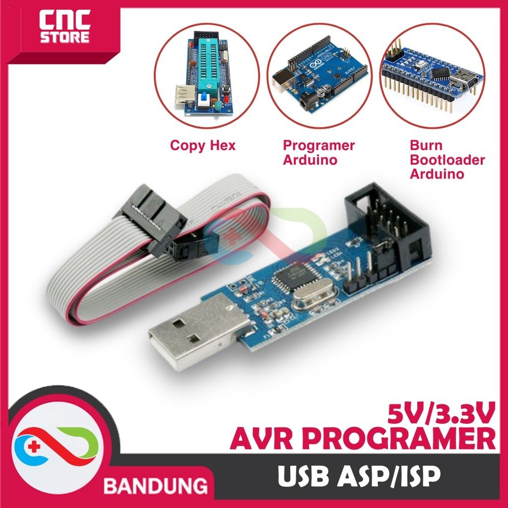 USB ISP ASP PROGRAMMER FOR ATMEL AVR