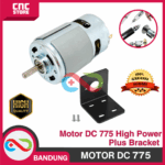Motor DC 775 High Power 12-24V High Torsi 6000-12000Rpm Plus Bracket – Motor/servo penggerak