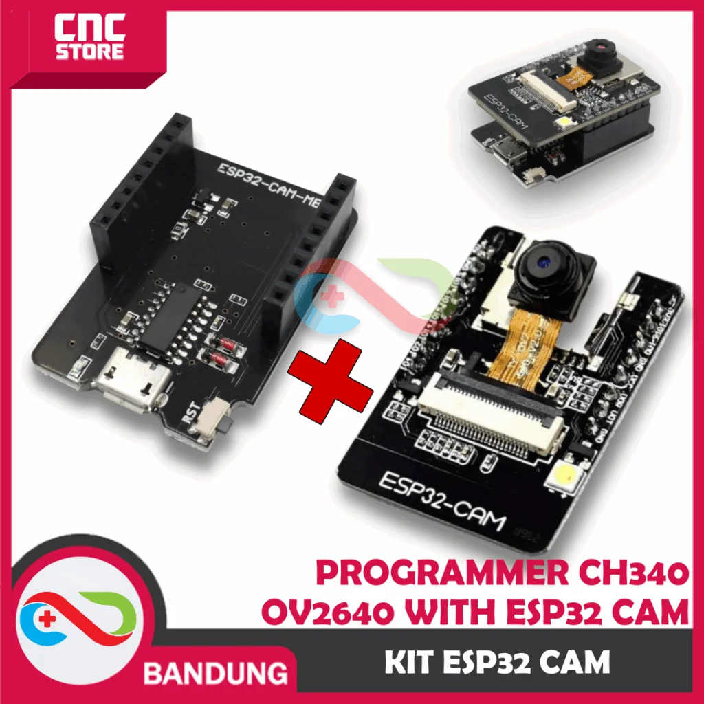 ESP32 CAM OV2640 WITH DOWNLOADER SHIELD ESP32 CAM MB PROGRAMER