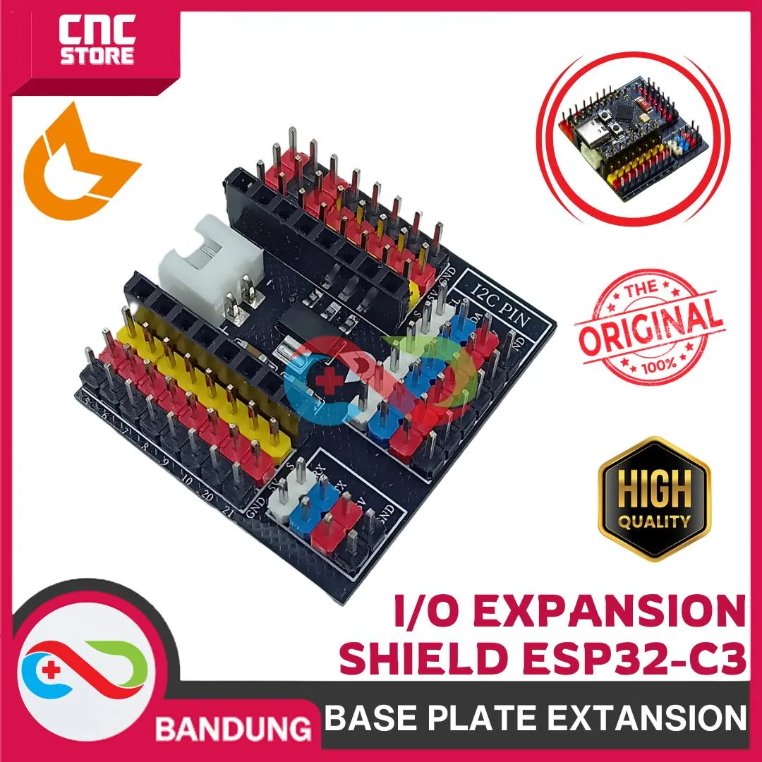 I/O EXPANSION SHIELD ESP32-C3 | BASE PLATE EXTANSION SHIELD FOR ESP32C3