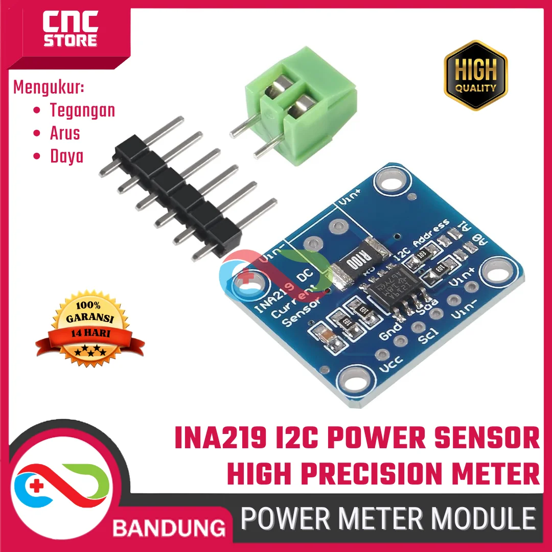 Sensor Daya INA219 CJMCU-219 I2C – Modul Pengukur Arus, Tegangan, dan Daya Presisi untuk Arduino & ESP32