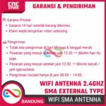 Antena WiFi 2.4G 2.4GHz dengan Kabel SMA – Antenna External untuk ESP8266, ESP32, Router & Modul IoT - Gambar 7