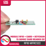 RFID Module MFRC522 Mini IIC 13.56MHz I2C – Card Reader + Kartu + Gantungan Kunci - Gambar 4