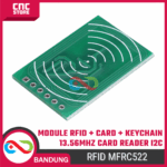 RFID Module MFRC522 Mini IIC 13.56MHz I2C – Card Reader + Kartu + Gantungan Kunci - Gambar 5