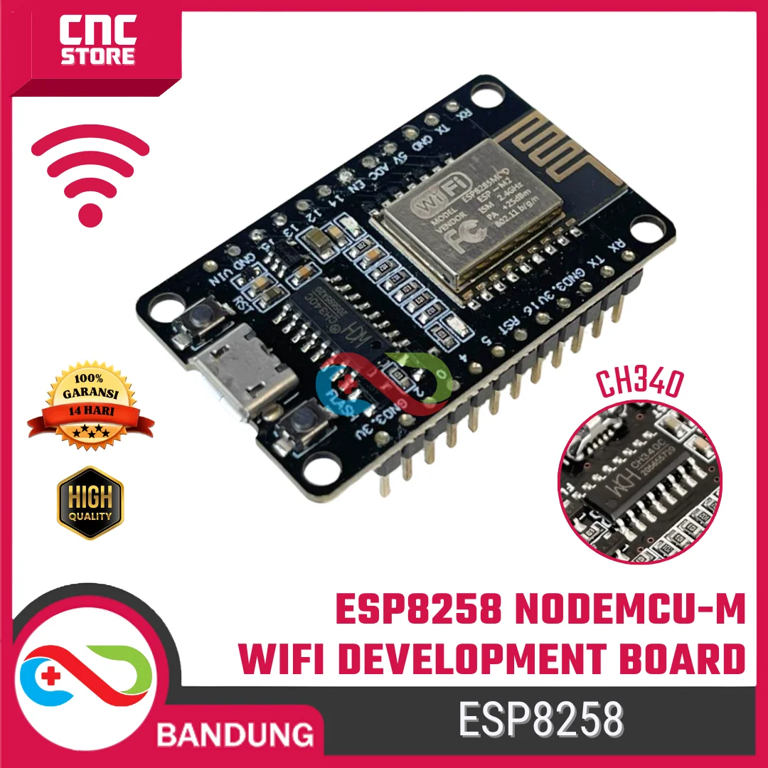 ESP8258 Development Board NODEMCU-M – Kompatibel ESP-M2 WiFi Module