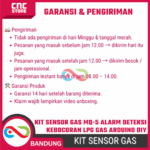 KIT Pendeteksi Electronic Gas Leak & Alarm – LPG, Natural Gas, Coal Gas & Combustible Gas Detector DIY - Gambar 6