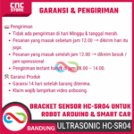 HC-SR04 Ultrasonic Module Bracket Adapter Board – Mounting & Servo Gimbal Support - Gambar 6