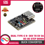Ultra-Small 1A Lithium Battery Charger Module Type-C – 3.7V / 4.2V Charging Board with Protection