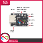 Ultra-Small 1A Lithium Battery Charger Module Type-C – 3.7V / 4.2V Charging Board with Protection - Gambar 3