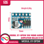XY-SP5W Original 5128 Class D digital amplifier, 5W mono audio amplifier module with low distortion Amplifier - Gambar 2