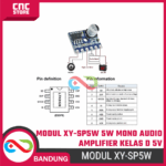 XY-SP5W Original 5128 Class D digital amplifier, 5W mono audio amplifier module with low distortion Amplifier - Gambar 5