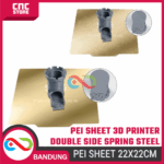 PEI Sheet 3D Printer 22x22cm Double Side Magnetic Spring Steel Twotrees Plat Print Build Plate - Gambar 6
