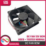 DC Cooling Fan 12V 8CM Used Tested Normal – Kipas Pendingin Bekas Tested Siap Pakai - Gambar 4