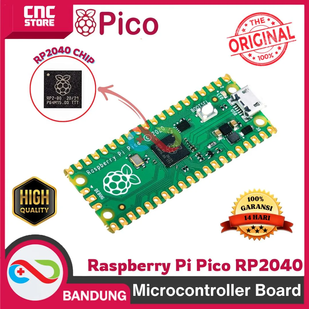 Raspberry Pi Pico RP2040 RP 2040 ARM Micropython Standard 2MB
