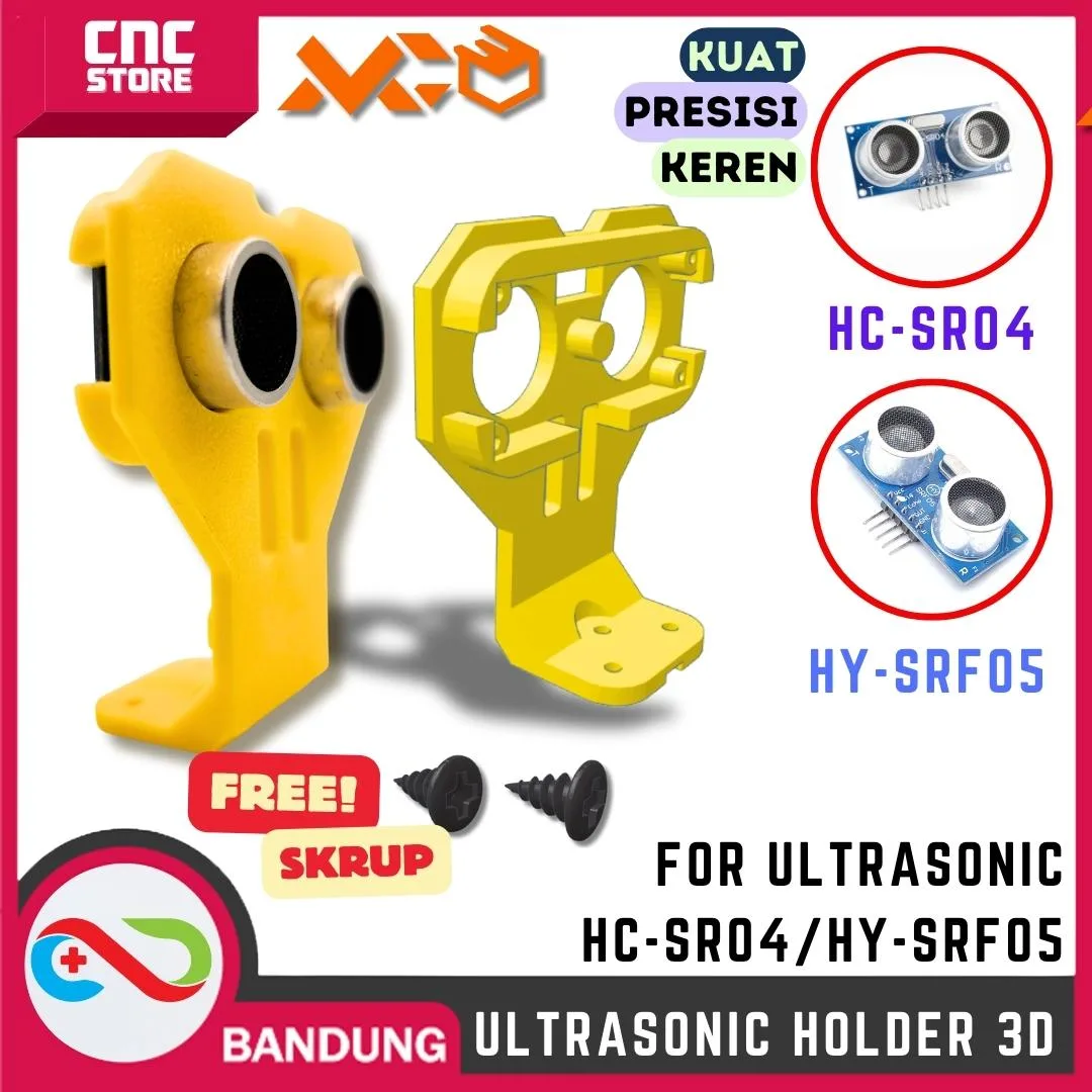 BRACKET ADAPTER HC-SR04 SR04 ULTRASONIC TRANSDUCER SENSOR MODULE YELLOW