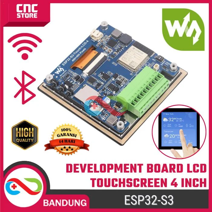 ESP32-S3 4-inch LCD touch screen development board supports Wi-Fi and Bluetooth